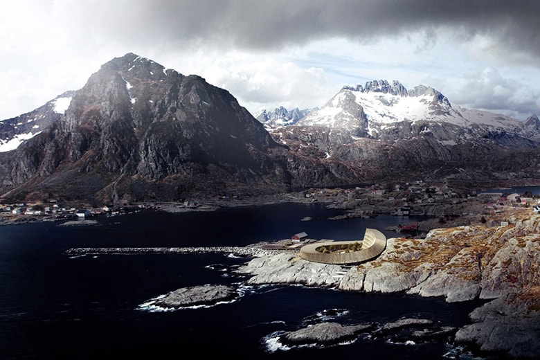 Lofoten Opera Hotel by Design firm Snøhetta in Norway