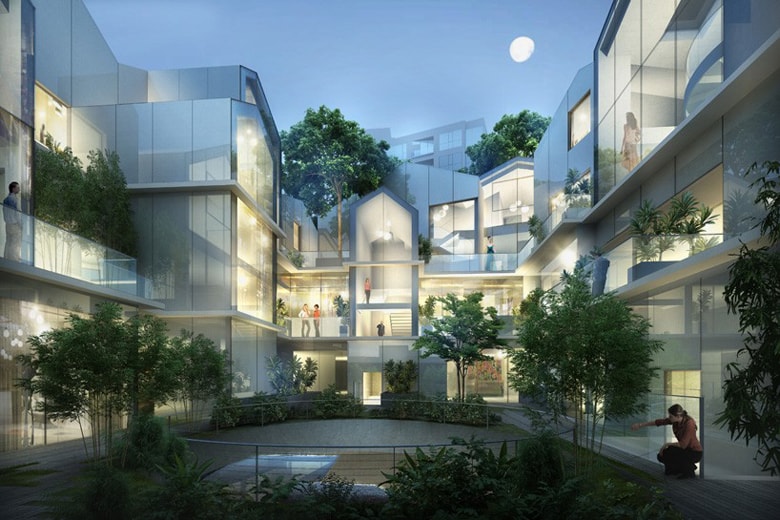 MAD Architects Presents a Hillside Village for Los Angeles' 8600 Wilshire