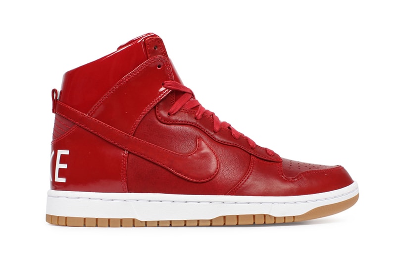 Nike Dunk High Lux SP "Gym Red" Sneakers From FootPatrol