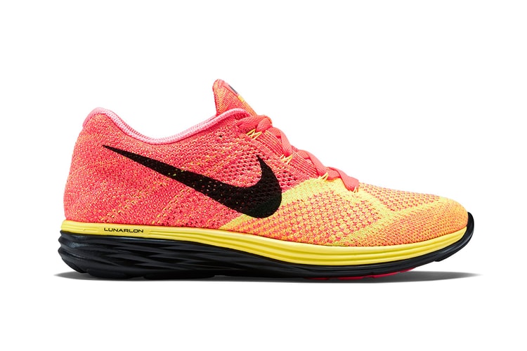 Nike Flyknit Lunar 3 Hot Lava/Laser Orange-Black