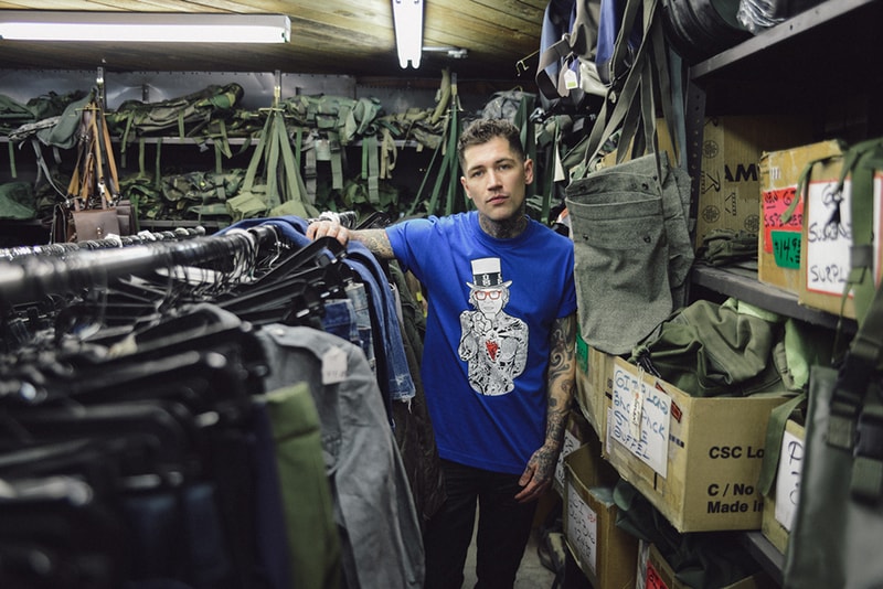 Streetwear Brand Rebel8 Feature Tattoo Artist Mike Giant