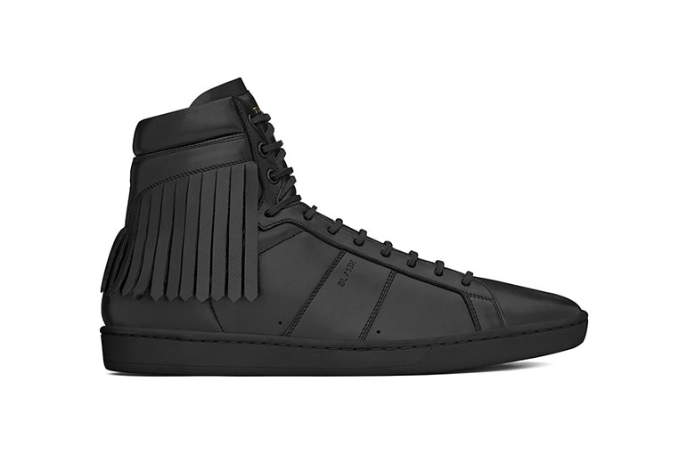 Saint Laurent Debuts Fringe Sneakers for Fall/Winter