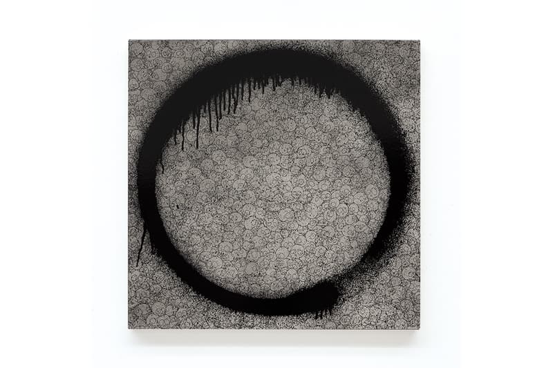 Takashi Murakami Ensō Paintings @ Galerie Perrotin Booth Art Basel 2015 Preview