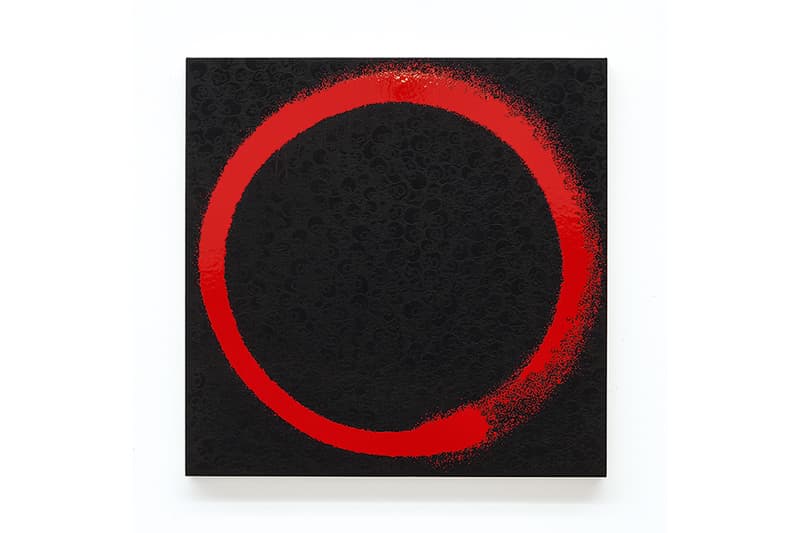 Takashi Murakami Ensō Paintings @ Galerie Perrotin Booth Art Basel 2015 Preview