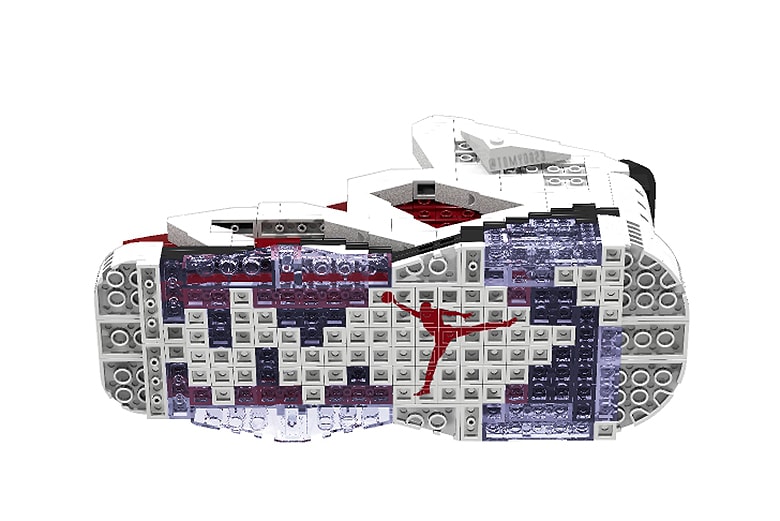 The Jordan Carmine VI Sneaker Is Remade in LEGO