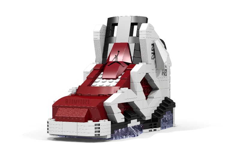 The Jordan Carmine VI Sneaker Is Remade in LEGO