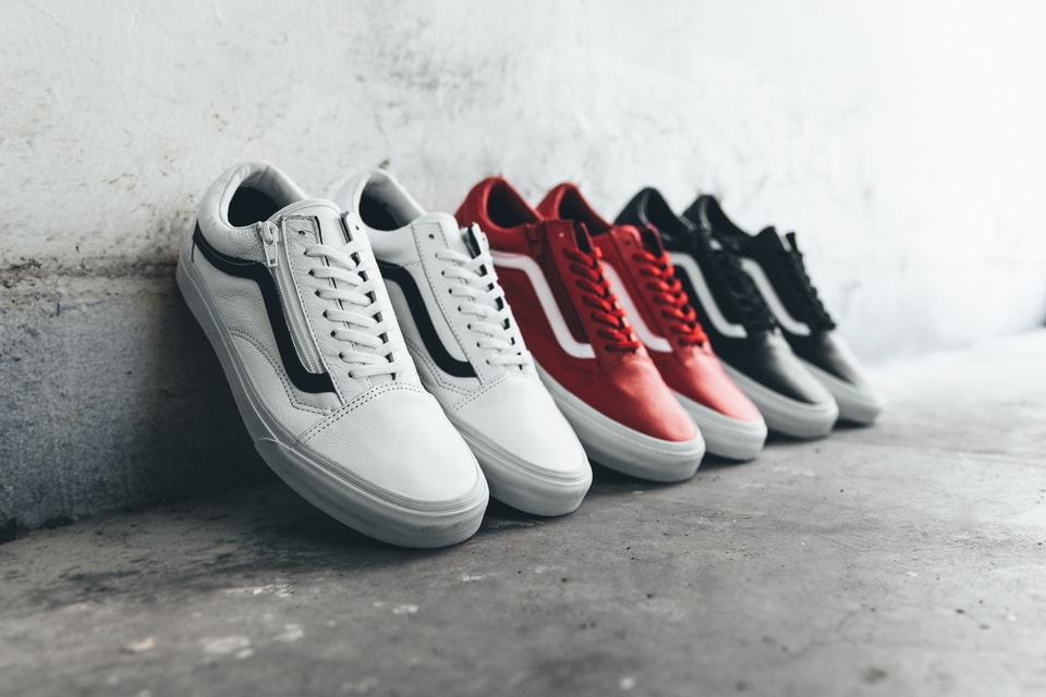 fusion modbydeligt overflade Vans 2015 Premium Leather Old Skool Zip Sneaker Collection | Hypebeast