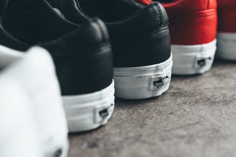 Vans 2015 Premium Leather Old Skool Zip Sneaker Collection
