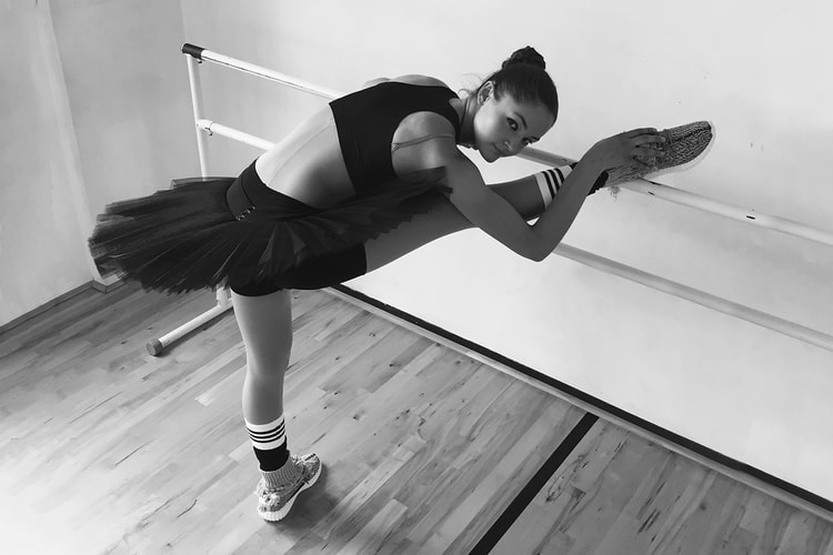 XHIBITION Taps Ballet Dancer to Try out the Yeezy Boost 350