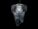 Zaha Hadid Designs the 'Aria Transparent' Chandelier for Slamp