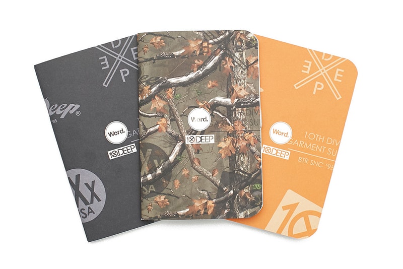10.Deep x Word. Three Pack Notebooks
