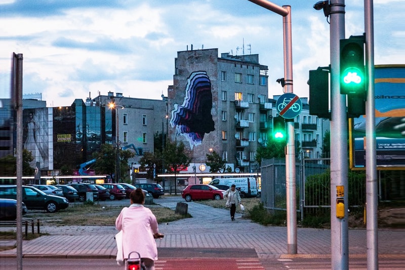 1010 Art Mural @ Street Art Doping in Warsaw, Poland