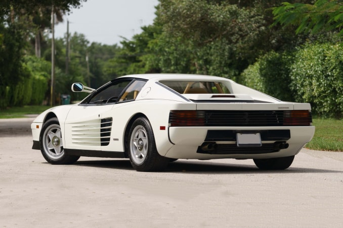 1986 Ferrari Testarossa from 'Miami Vice' up for Auction