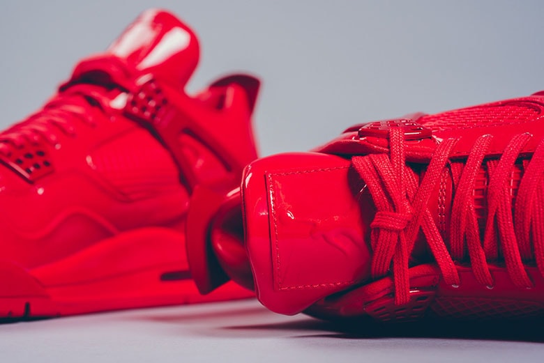 Air Jordan 11LAB4 Sneaker in University Red
