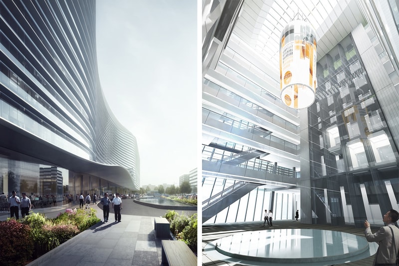 Aedas' Design for New Sina Headquarters in Beijing Inspired by Infinity Symbol