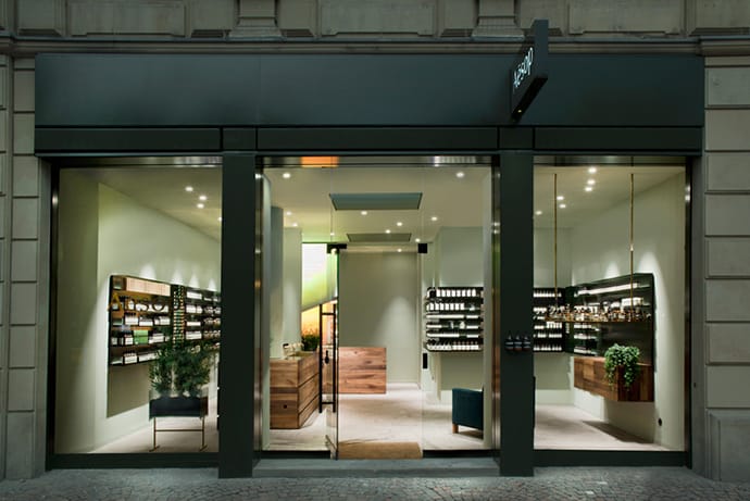 Aesop Frankfurt Store Designed by German Architect Phillipp Mainzer