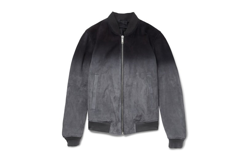 Alexander McQueen Dégradé Suede Bomber Jacket 