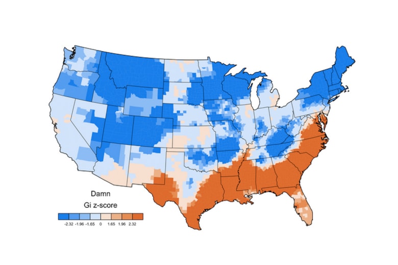 America's Favourite Curse Words Mapped