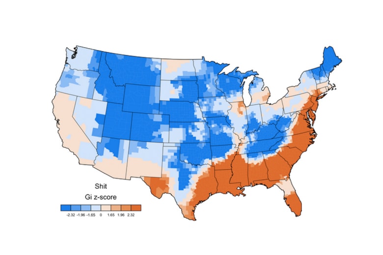 America's Favourite Curse Words Mapped