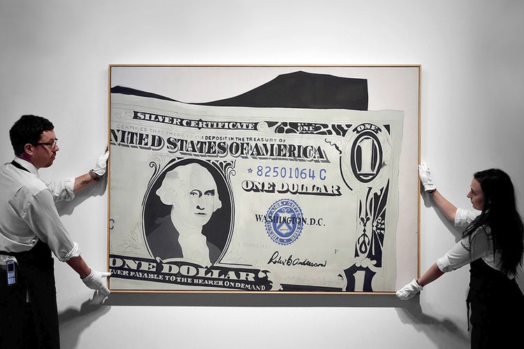 Andy Warhol's 'One Dollar Bill' Sells for $32.8 Million USD