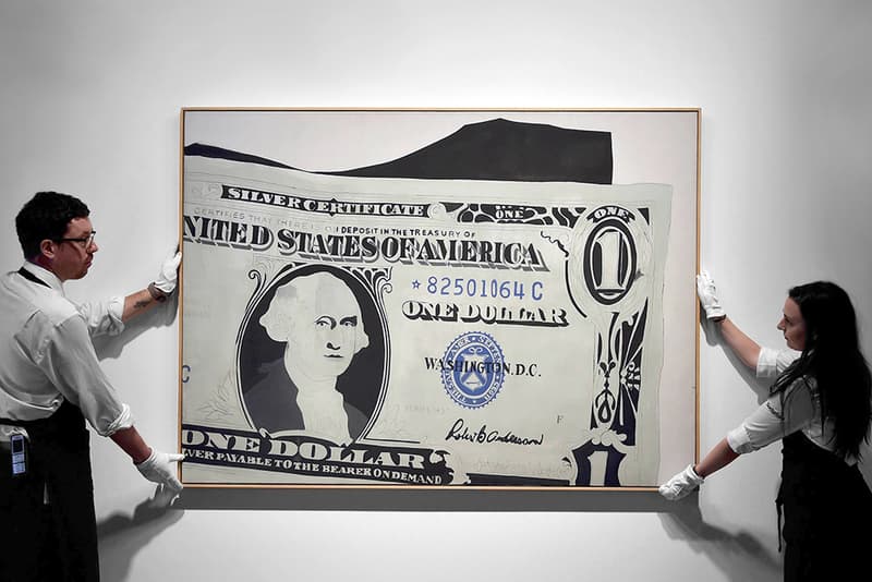 Andy Warhol's 'One Dollar Bill' Sells For $32.8 Million USD