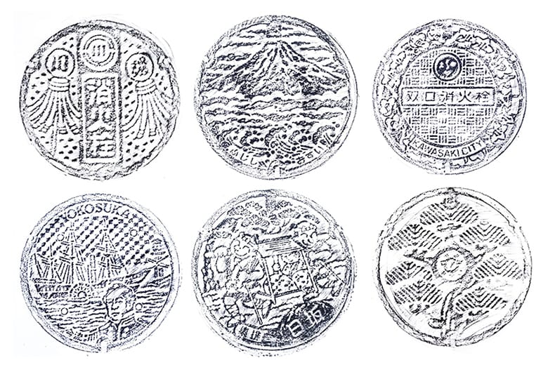 Designer David Robert Turns Japan's Manhole Covers Into Fine Art Prints