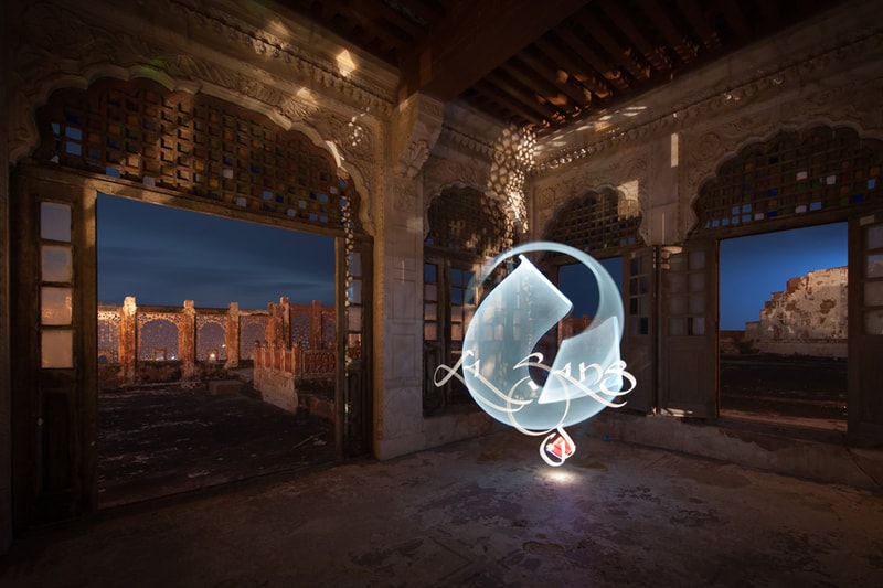 Artist Julien Breton Paints Light Calligraphy Around the World
