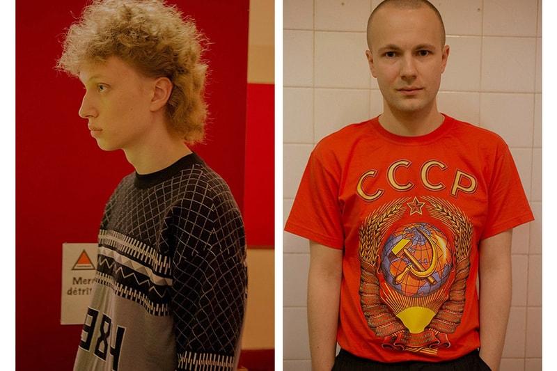 Backstage at the Gosha Rubchinskiy 2016 Spring/Summer Show