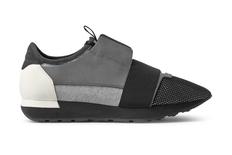 Balenciaga Mixed Media Trainer Black/White/Grey