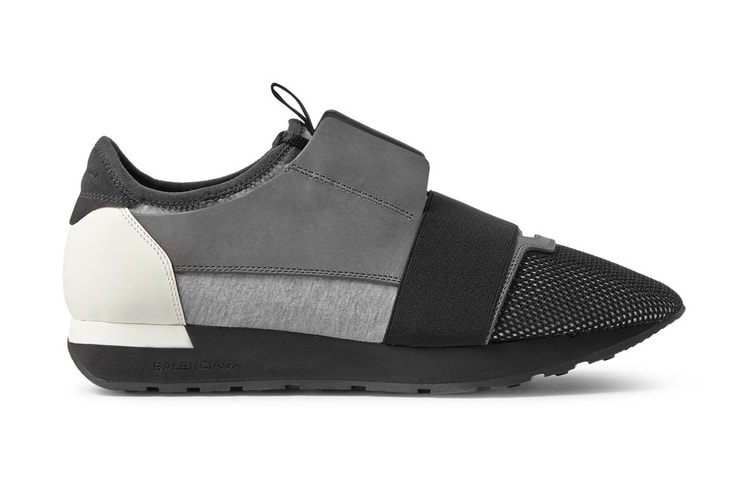 Balenciaga Mixed Media Trainer Black/White/Grey