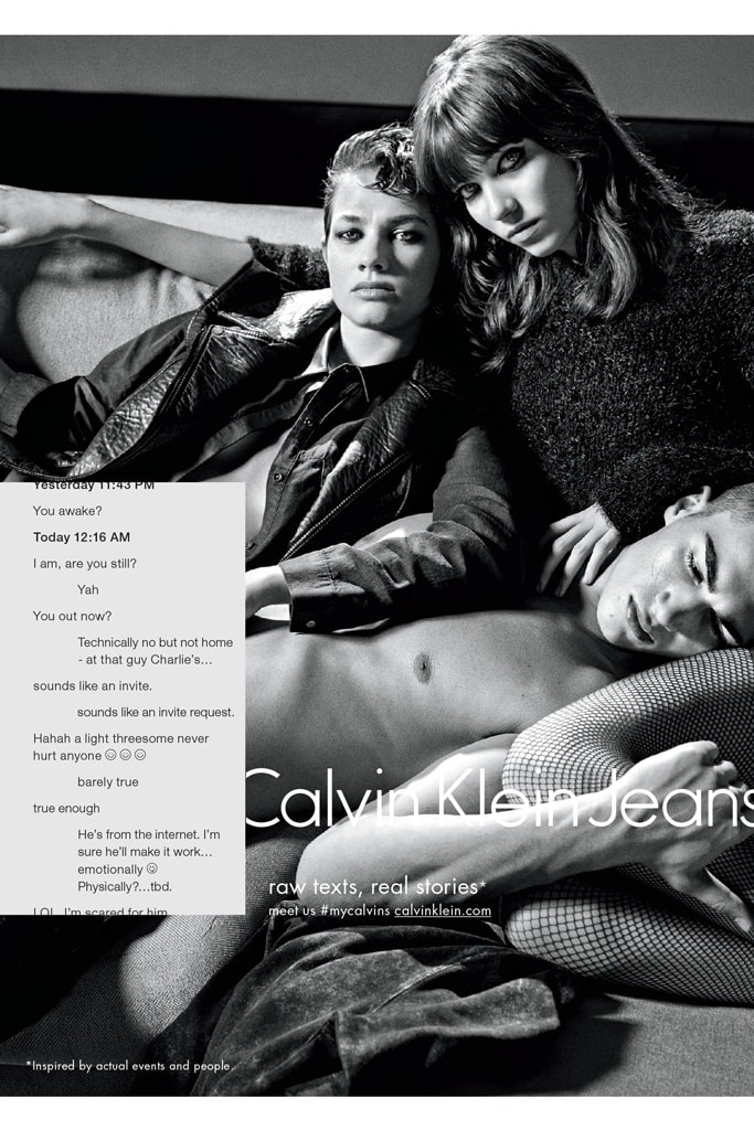 Calvin Klein Uses Sexting and Tinder in Its Latest Marketing Campaign