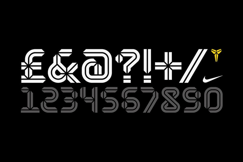 Creative Agency Designs Entire Typeface Around Kobe Bryant's Logo