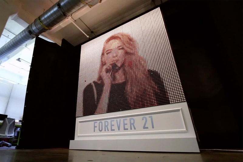 Forever 21's "Thread Screen" Displays Instagram Pics in Fabric