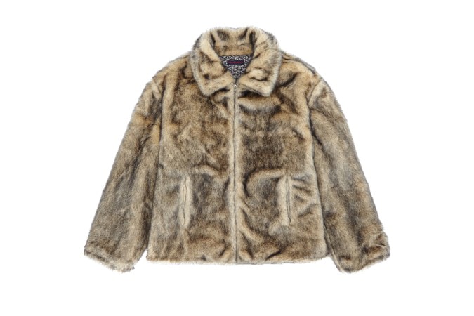 Gosha Rubchinskiy Fake Faux Fur Jacket (Beige)