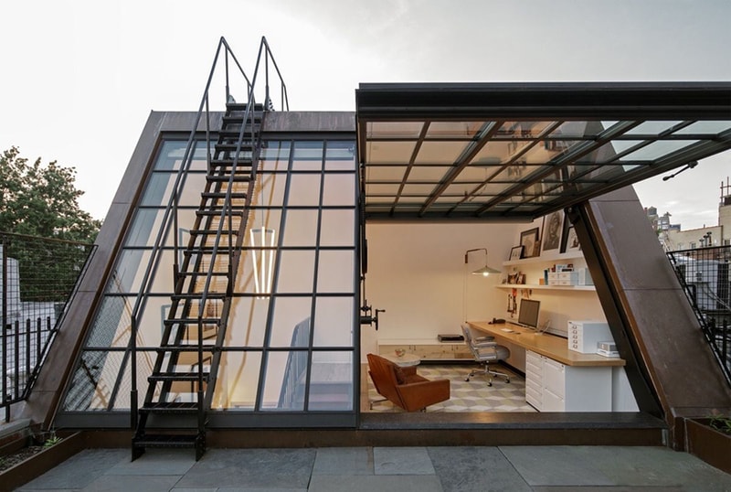 Greenwich Village Rooftop Office by BW Architects