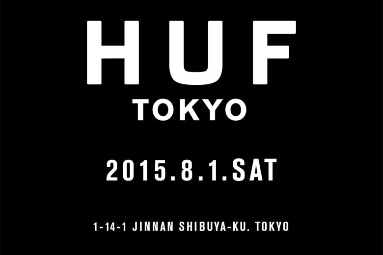 HUF TOKYO Opening Its Doors Next Month