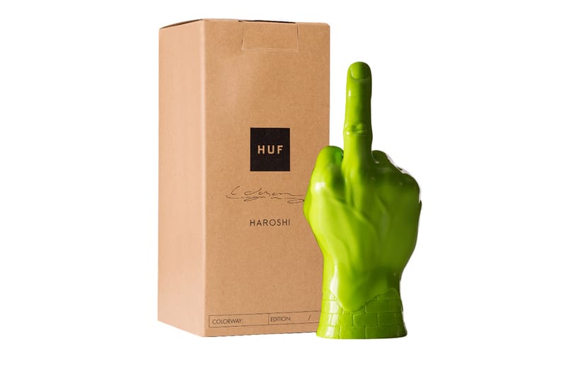 HUF x Haroshi Vinyl Middle Finger