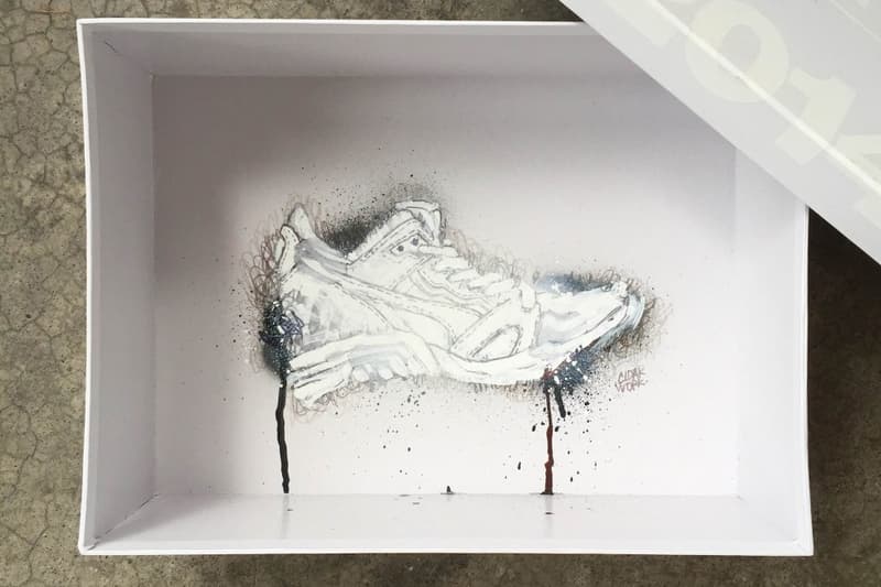 Illustrator Cloakwork Showcases His Awesome Sneaker Box Art