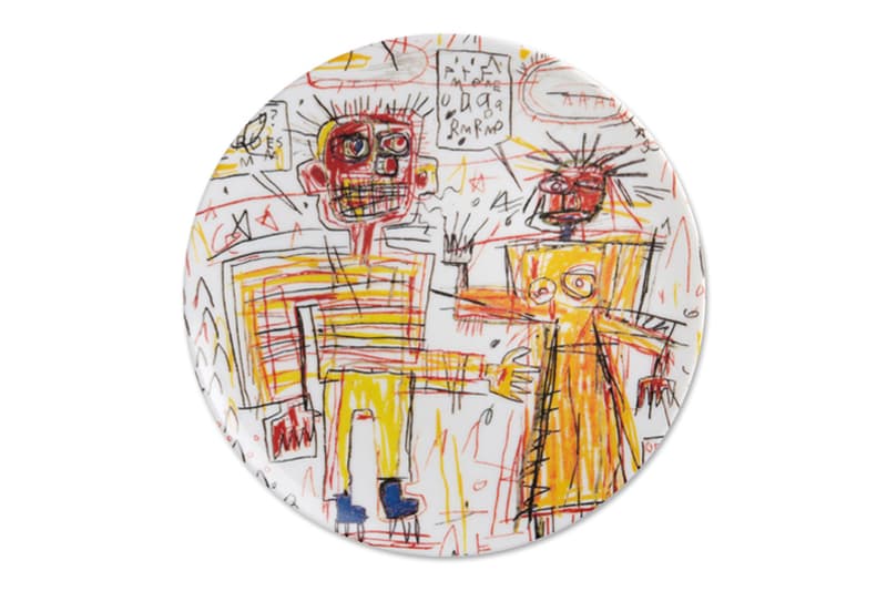 Jean-Michel Basquiat x Ligne Blanche 2015 Porcelain Plates