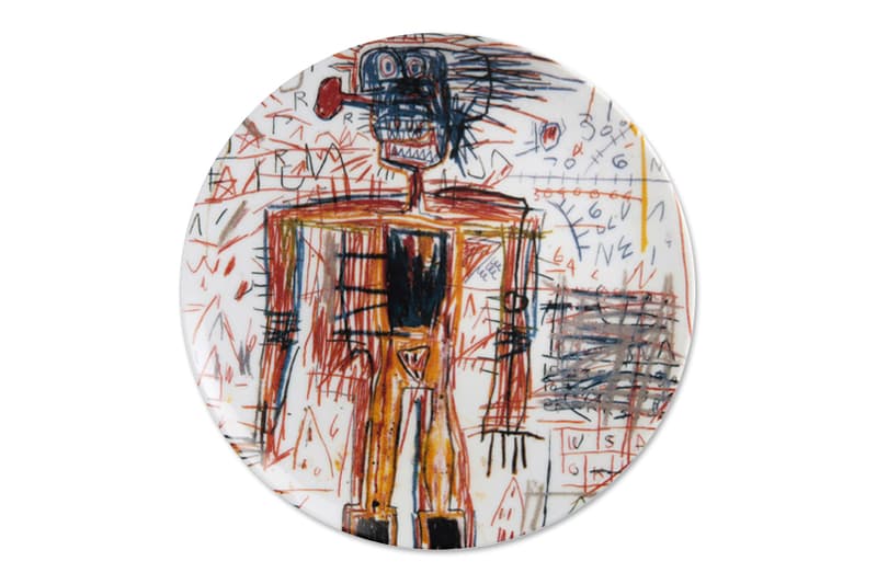 Jean-Michel Basquiat x Ligne Blanche 2015 Porcelain Plates