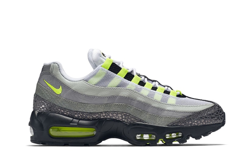 Nike Air Max 95 Black/Volt–Medium Ash–Dark Pewter