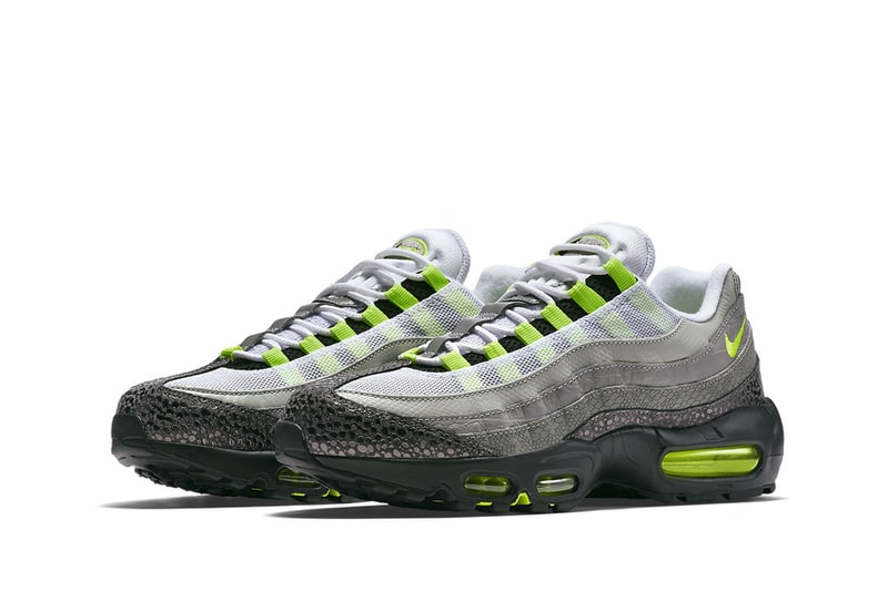 Nike Air Max 95 Black/Volt–Medium Ash–Dark Pewter
