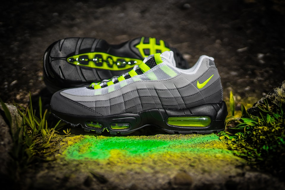 Nike air max neon green shoes Outlet
