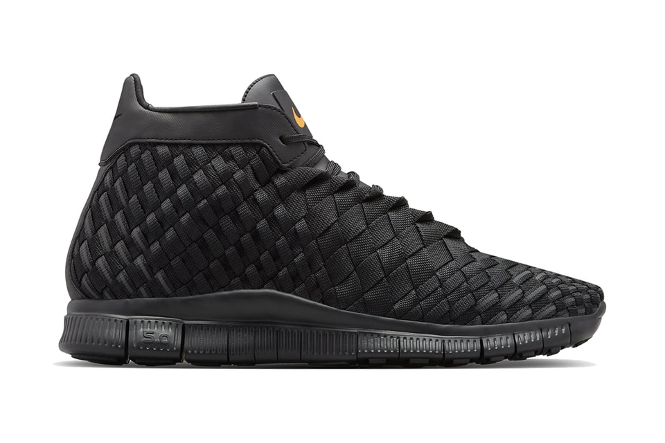 Nike free inneva woven mid black Clearance
