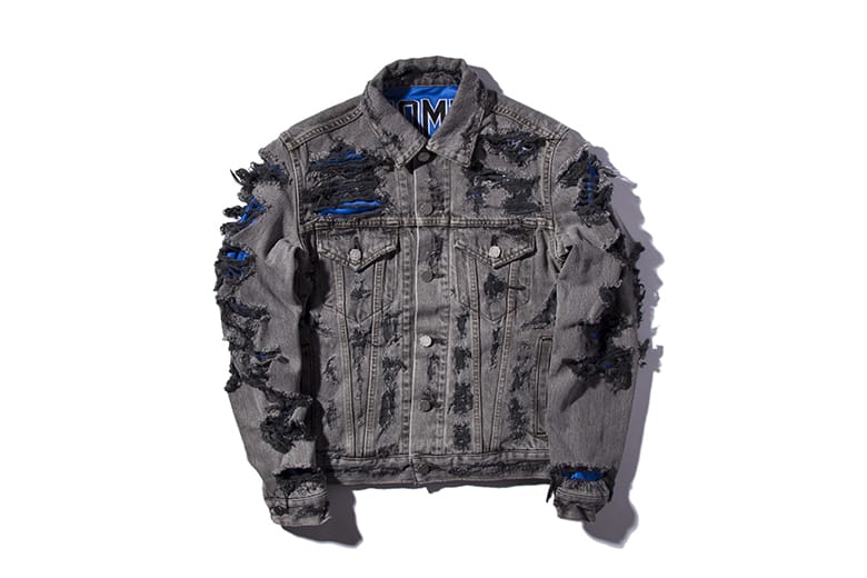 Phenomenon Distressed Reversible Denim Jacket