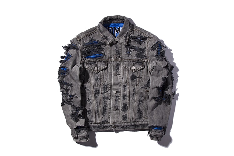 Phenomenon Distressed Reversible Denim Jacket