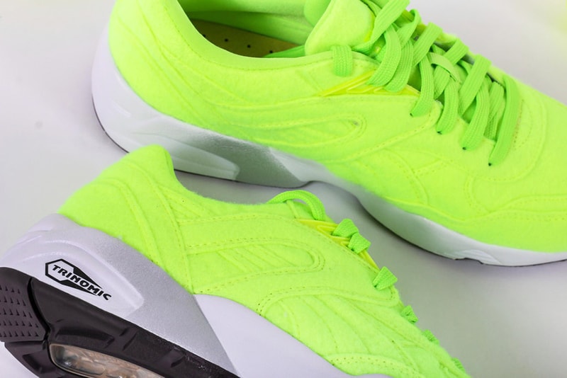 PUMA Releases "Tennis Ball" Colorway for R698 Silhouette