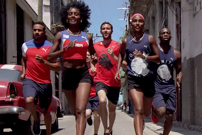 PUMA Sends Cuban & American Sprinters on a Colorful Dash Through Havana