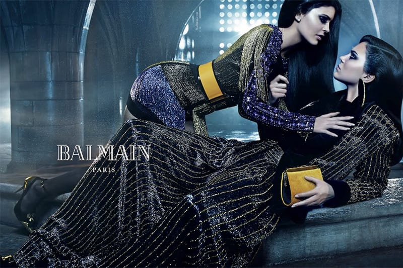 The Jenner Sisters Headline Balmain's 2015 Fall Campaign