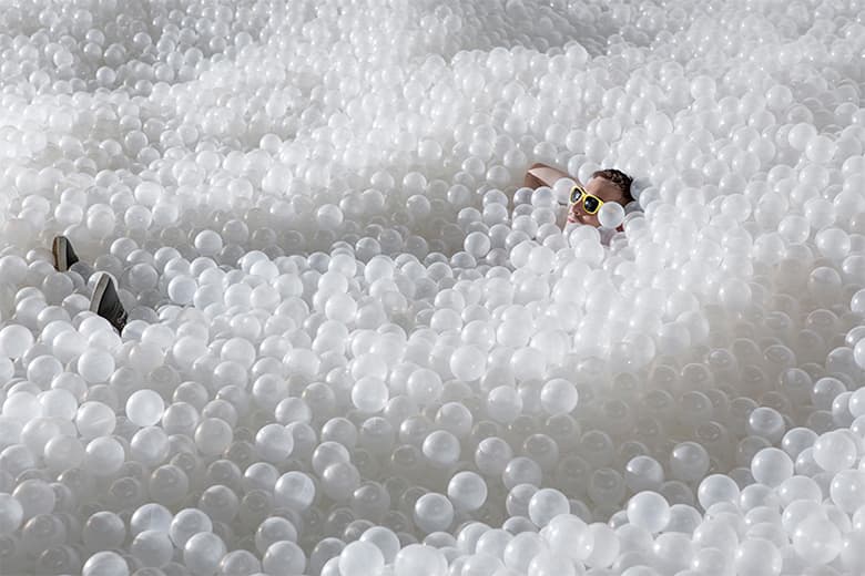 Snarkitecture Turned the National Building Museum Into a Ball Pit